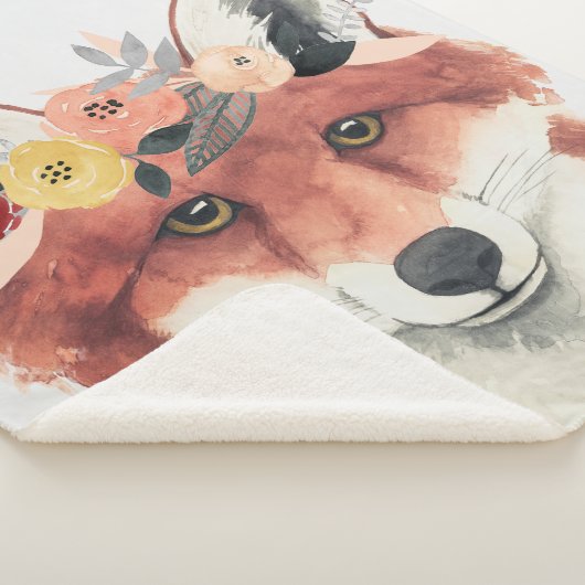 Couverture Sherpa Flower Crown Forester Fox (3/4)
