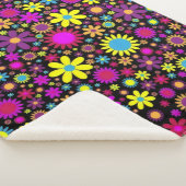Couverture Sherpa Flower Power (3/4)