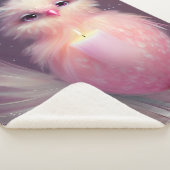 Couverture Sherpa Fluffy Rose Baby Bird (3/4)
