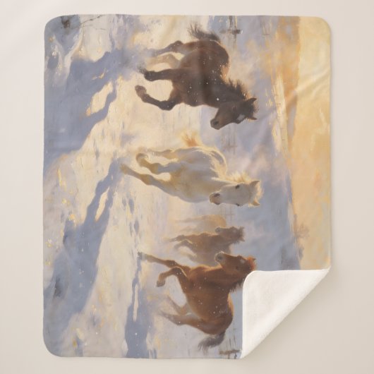 Couverture Sherpa Foals at Play (Devant)