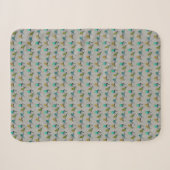 Couverture Sherpa Folie de Perruches (Gris) (Devant (Horizontal))