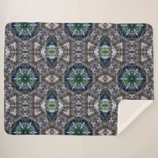 Couverture Sherpa Folk Mandala (Devant (Horizontal))