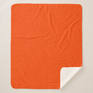 Couverture Sherpa Fond orange texturé calme et simple