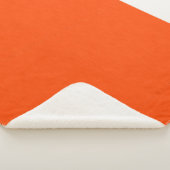Couverture Sherpa Fond orange texturé calme et simple (3/4)