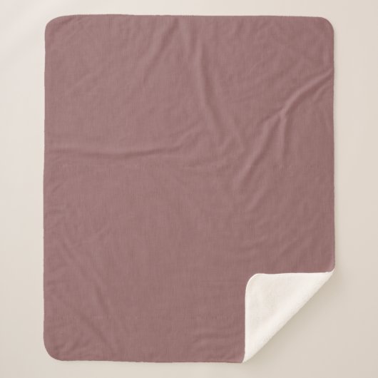 Couverture Sherpa Fond texturé rose calme & simple (Devant)