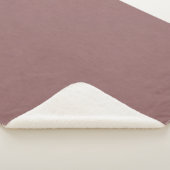 Couverture Sherpa Fond texturé rose calme & simple (3/4)