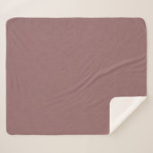 Couverture Sherpa Fond texturé rose calme & simple (Devant (Horizontal))