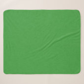 Couverture Sherpa Fond vert texturé visuel calme et simple (Devant (Horizontal))