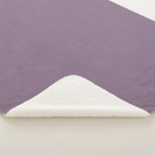 Couverture Sherpa Fond violet texturé calme et simple (3/4)