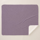 Couverture Sherpa Fond violet texturé calme et simple (Devant (Horizontal))