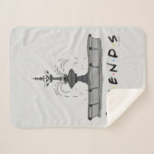 Couverture Sherpa Fontaine FRIENDS™ (Devant (Horizontal))