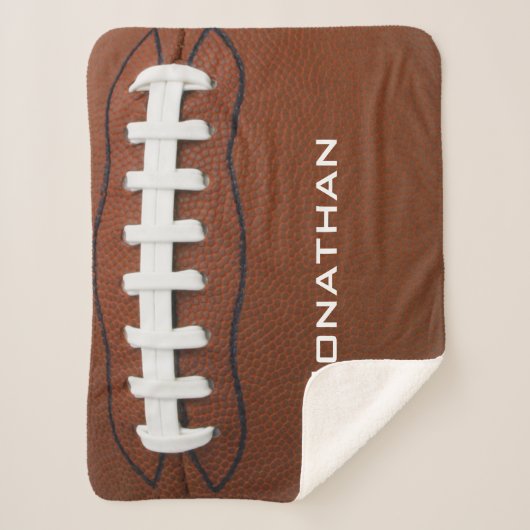 Couverture Sherpa Football Design Sherpa Blanket (Devant)