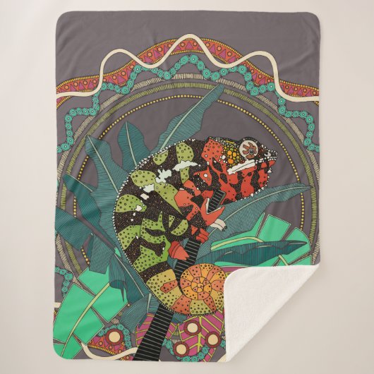 Couverture Sherpa forest chameleon (Devant)