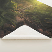 Couverture Sherpa Forêt | Cascade Sunlight Highlights (3/4)