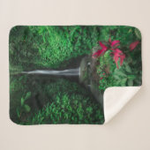 Couverture Sherpa Forêt | Cascades Leke Leke Waterfalls à Bali (Devant (Horizontal))