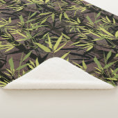 Couverture Sherpa Forêt de bambou. (3/4)