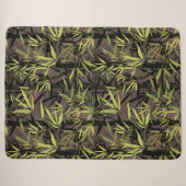 Couverture Sherpa Forêt de bambou. (Devant (Horizontal))