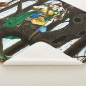 Couverture Sherpa Forêt d'elfes de Chien Vizsla (3/4)
