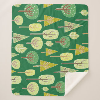 Couverture Sherpa Forêt d'été : Conception inspirée par la nature