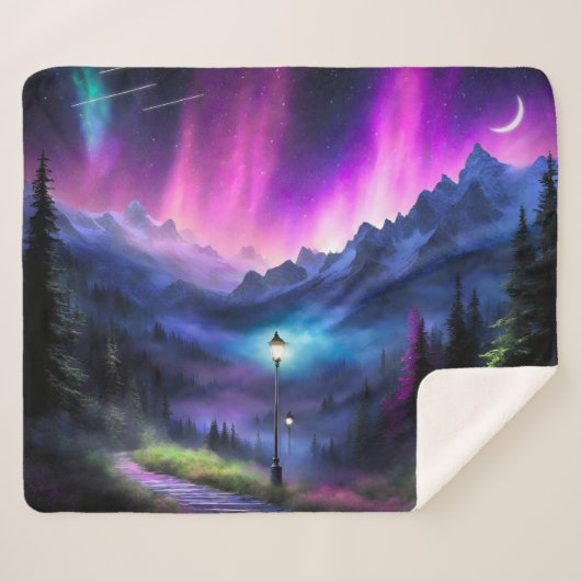 Couverture Sherpa Forêt enchantée (Devant (Horizontal))