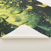 Couverture Sherpa Forêt enchantée de papillons Déesse (3) (3/4)