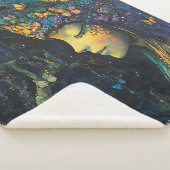 Couverture Sherpa Forêt enchantée de papillons Déesse (6) (3/4)