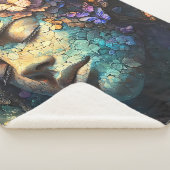 Couverture Sherpa Forêt enchantée de papillons Déesse (7) (3/4)