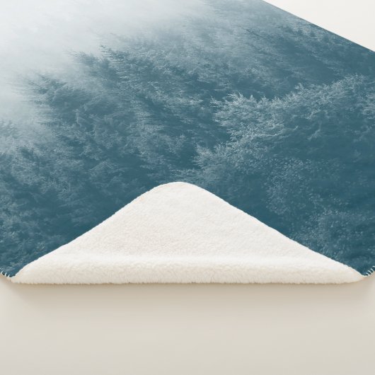Couverture Sherpa Forêt et arbres Imprimer Personnalisé (3/4)