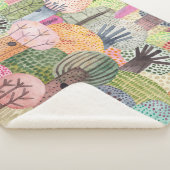 Couverture Sherpa Forêt infantile : Arrière - plan d'aquarelle migno (3/4)