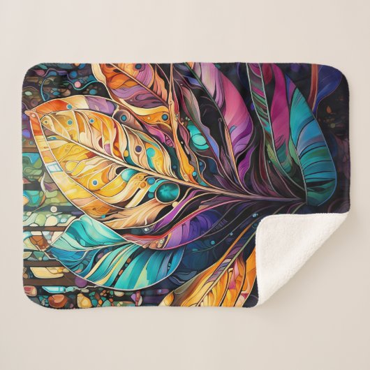 Couverture Sherpa Forêt lunaire (Devant (Horizontal))