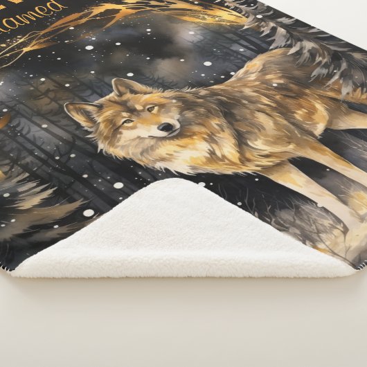 Couverture Sherpa Forever Undomed Wolf Sherpa Blanket (3/4)