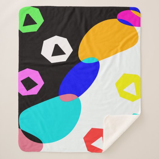 Couverture Sherpa Formes colorées (Devant)