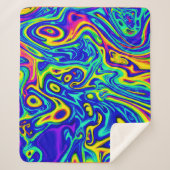 Couverture Sherpa Formes Motifs d'art design (Devant)