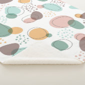 Couverture Sherpa Formes organiques motif transparent (3/4)