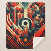 Couverture Sherpa Formes stylisées Abstraites (Devant)