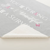 Couverture Sherpa Fort et beau | Survivant du cancer du sein (3/4)