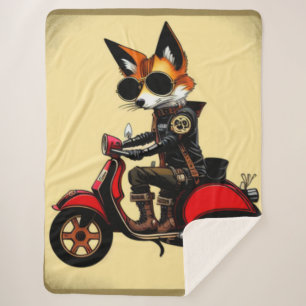 Couverture Sherpa Fox Sherpa Blanket