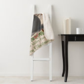 Couverture Sherpa Fox Snowman Vintage Noël (En situation)