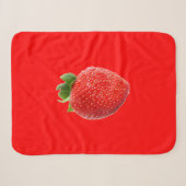 Couverture Sherpa Fraise d'été (Devant (Horizontal))