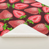 Couverture Sherpa Fraises (3/4)
