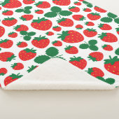 Couverture Sherpa Fraises (3/4)