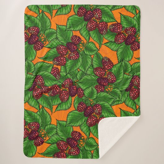 Couverture Sherpa Framboise (Devant)