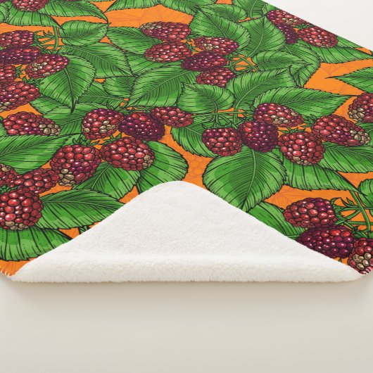 Couverture Sherpa Framboise (3/4)