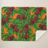 Couverture Sherpa Framboise (Devant (Horizontal))