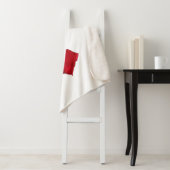 Couverture Sherpa Français Bulldog Heart Valentines Amoureux des chi (En situation)