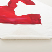 Couverture Sherpa Français Bulldog Heart Valentines Amoureux des chi (3/4)