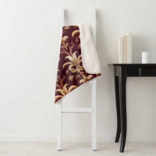 Couverture Sherpa Français Lily Halloween (En situation)