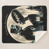 Couverture Sherpa Frankenstein et l'épouse de Frankenstein Blanket (Devant (Horizontal))