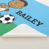 Couverture Sherpa Franklin Jouer Au Football (3/4)