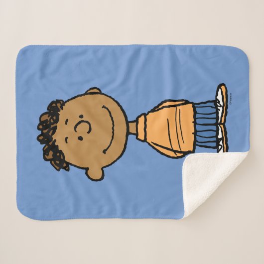Couverture Sherpa Franklin Smiling (Devant (Horizontal))